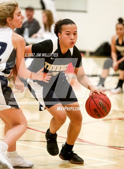 Thumbnail 3 in Desert Vista vs. Cactus Shadows (Lady Titan Winter Hoops Classic) photogallery.