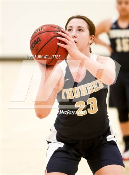 Thumbnail 2 in Desert Vista vs. Cactus Shadows (Lady Titan Winter Hoops Classic) photogallery.
