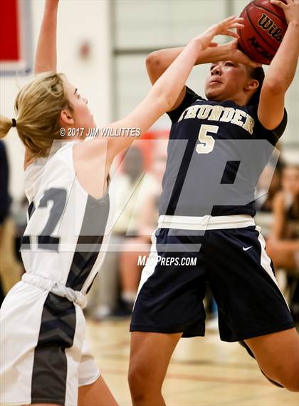 Thumbnail 3 in Desert Vista vs. Cactus Shadows (Lady Titan Winter Hoops Classic) photogallery.