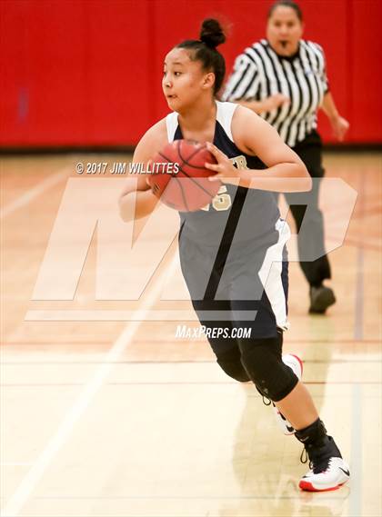 Thumbnail 2 in Desert Vista vs. Cactus Shadows (Lady Titan Winter Hoops Classic) photogallery.