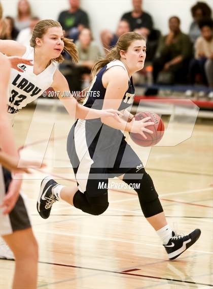 Thumbnail 3 in Desert Vista vs. Cactus Shadows (Lady Titan Winter Hoops Classic) photogallery.