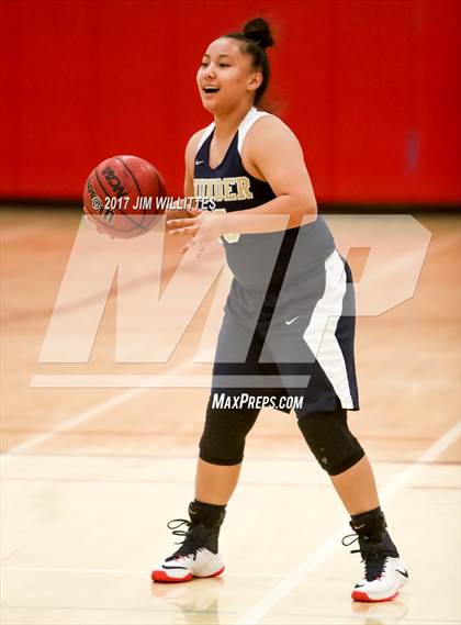 Thumbnail 2 in Desert Vista vs. Cactus Shadows (Lady Titan Winter Hoops Classic) photogallery.