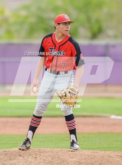 Thumbnail 3 in Piedra Vista vs. Carl Albert (Coach Bob Invitational) photogallery.
