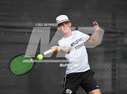 Thumbnail 3 in Kaufman vs Wimberly (UIL 4A Boys Team Tennis Finals) photogallery.
