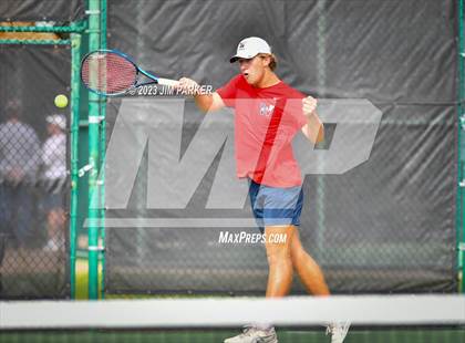 Thumbnail 3 in Kaufman vs Wimberly (UIL 4A Boys Team Tennis Finals) photogallery.