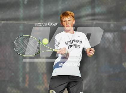 Thumbnail 3 in Kaufman vs Wimberly (UIL 4A Boys Team Tennis Finals) photogallery.