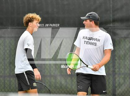 Thumbnail 2 in Kaufman vs Wimberly (UIL 4A Boys Team Tennis Finals) photogallery.