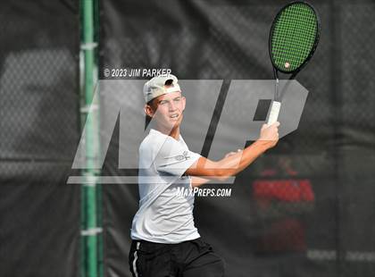 Thumbnail 3 in Kaufman vs Wimberly (UIL 4A Boys Team Tennis Finals) photogallery.