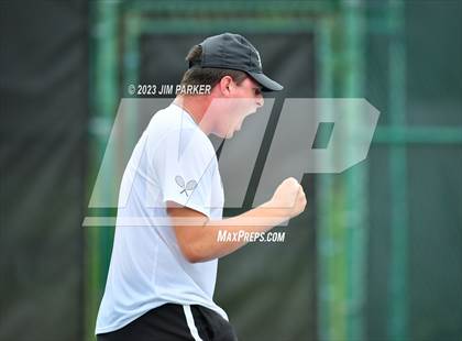 Thumbnail 2 in Kaufman vs Wimberly (UIL 4A Boys Team Tennis Finals) photogallery.
