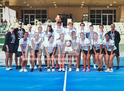 Thumbnail 2 in Kaufman vs Wimberly (UIL 4A Boys Team Tennis Finals) photogallery.