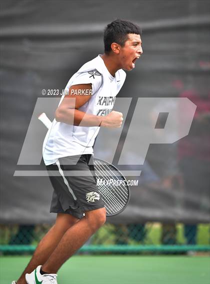 Thumbnail 1 in Kaufman vs Wimberly (UIL 4A Boys Team Tennis Finals) photogallery.