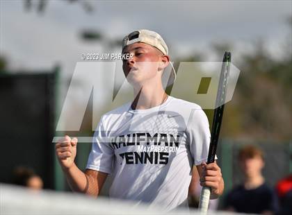 Thumbnail 2 in Kaufman vs Wimberly (UIL 4A Boys Team Tennis Finals) photogallery.