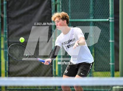 Thumbnail 3 in Kaufman vs Wimberly (UIL 4A Boys Team Tennis Finals) photogallery.