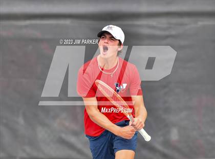 Thumbnail 2 in Kaufman vs Wimberly (UIL 4A Boys Team Tennis Finals) photogallery.