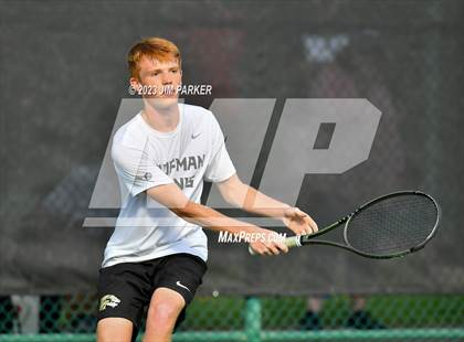 Thumbnail 2 in Kaufman vs Wimberly (UIL 4A Boys Team Tennis Finals) photogallery.