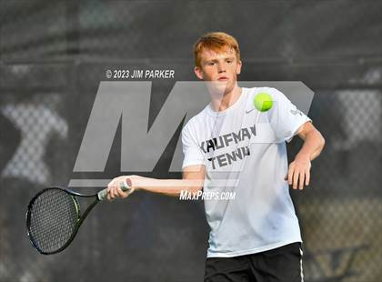 Thumbnail 3 in Kaufman vs Wimberly (UIL 4A Boys Team Tennis Finals) photogallery.