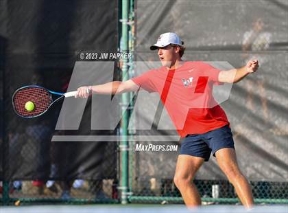 Thumbnail 2 in Kaufman vs Wimberly (UIL 4A Boys Team Tennis Finals) photogallery.