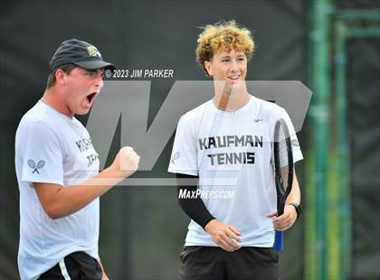 Thumbnail 3 in Kaufman vs Wimberly (UIL 4A Boys Team Tennis Finals) photogallery.