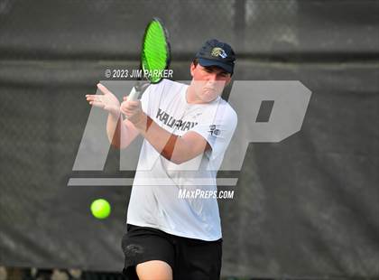 Thumbnail 1 in Kaufman vs Wimberly (UIL 4A Boys Team Tennis Finals) photogallery.