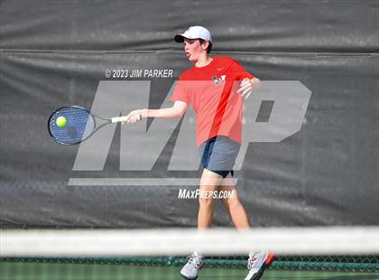 Thumbnail 3 in Kaufman vs Wimberly (UIL 4A Boys Team Tennis Finals) photogallery.