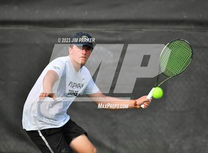Thumbnail 2 in Kaufman vs Wimberly (UIL 4A Boys Team Tennis Finals) photogallery.