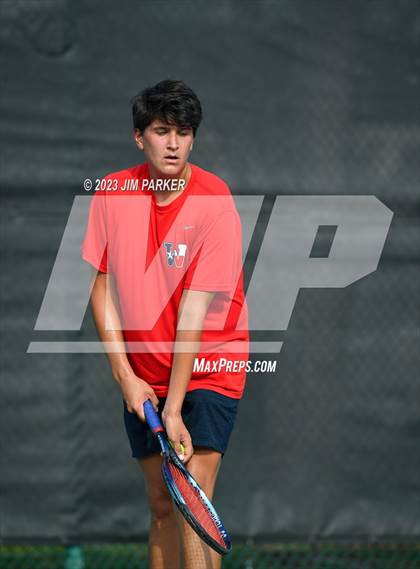 Thumbnail 2 in Kaufman vs Wimberly (UIL 4A Boys Team Tennis Finals) photogallery.