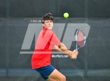 Thumbnail 2 in Kaufman vs Wimberly (UIL 4A Boys Team Tennis Finals) photogallery.