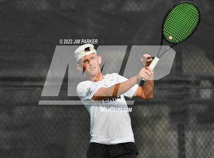 Thumbnail 3 in Kaufman vs Wimberly (UIL 4A Boys Team Tennis Finals) photogallery.