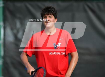 Thumbnail 2 in Kaufman vs Wimberly (UIL 4A Boys Team Tennis Finals) photogallery.