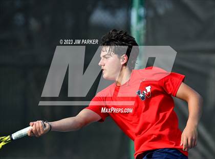 Thumbnail 3 in Kaufman vs Wimberly (UIL 4A Boys Team Tennis Finals) photogallery.