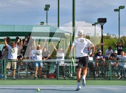 Thumbnail 1 in Kaufman vs Wimberly (UIL 4A Boys Team Tennis Finals) photogallery.