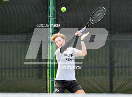 Thumbnail 3 in Kaufman vs Wimberly (UIL 4A Boys Team Tennis Finals) photogallery.