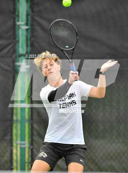 Thumbnail 1 in Kaufman vs Wimberly (UIL 4A Boys Team Tennis Finals) photogallery.