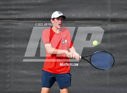 Thumbnail 3 in Kaufman vs Wimberly (UIL 4A Boys Team Tennis Finals) photogallery.