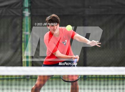 Thumbnail 2 in Kaufman vs Wimberly (UIL 4A Boys Team Tennis Finals) photogallery.