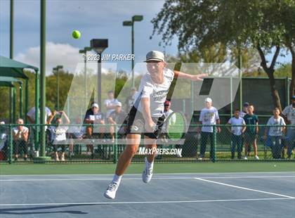 Thumbnail 2 in Kaufman vs Wimberly (UIL 4A Boys Team Tennis Finals) photogallery.