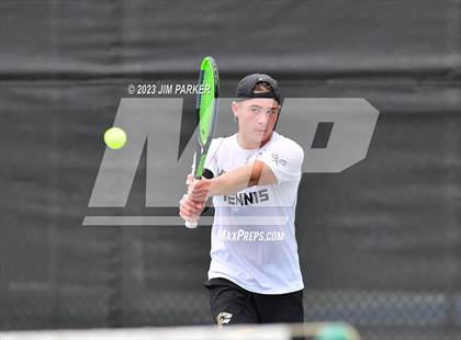 Thumbnail 2 in Kaufman vs Wimberly (UIL 4A Boys Team Tennis Finals) photogallery.