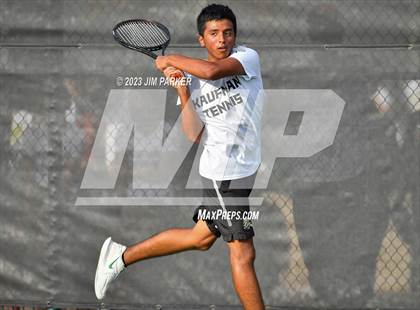 Thumbnail 3 in Kaufman vs Wimberly (UIL 4A Boys Team Tennis Finals) photogallery.