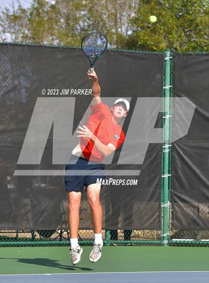 Thumbnail 3 in Kaufman vs Wimberly (UIL 4A Boys Team Tennis Finals) photogallery.