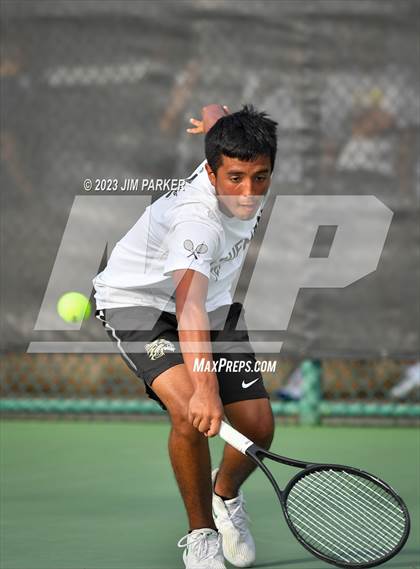 Thumbnail 2 in Kaufman vs Wimberly (UIL 4A Boys Team Tennis Finals) photogallery.