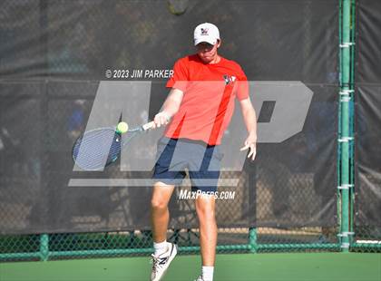 Thumbnail 3 in Kaufman vs Wimberly (UIL 4A Boys Team Tennis Finals) photogallery.