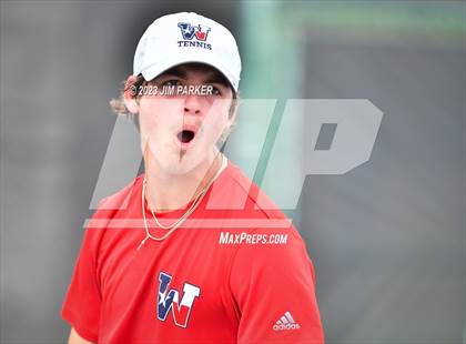 Thumbnail 2 in Kaufman vs Wimberly (UIL 4A Boys Team Tennis Finals) photogallery.
