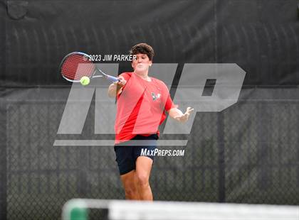 Thumbnail 3 in Kaufman vs Wimberly (UIL 4A Boys Team Tennis Finals) photogallery.