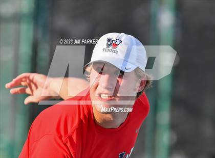 Thumbnail 1 in Kaufman vs Wimberly (UIL 4A Boys Team Tennis Finals) photogallery.
