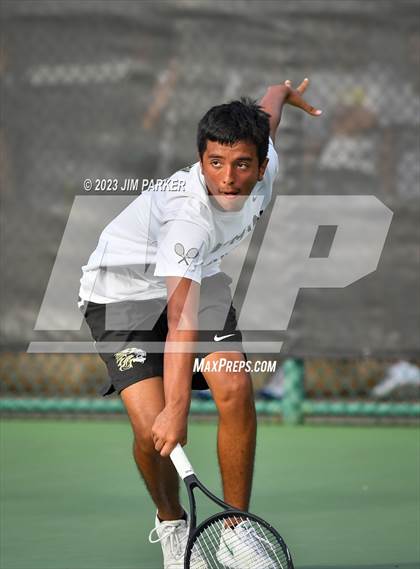 Thumbnail 3 in Kaufman vs Wimberly (UIL 4A Boys Team Tennis Finals) photogallery.