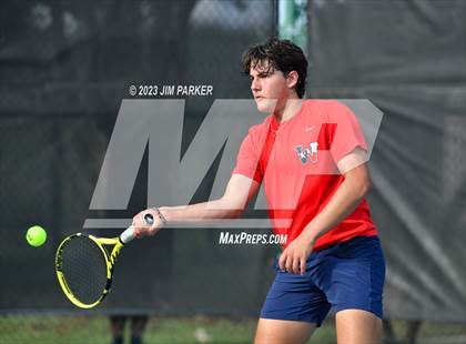 Thumbnail 3 in Kaufman vs Wimberly (UIL 4A Boys Team Tennis Finals) photogallery.