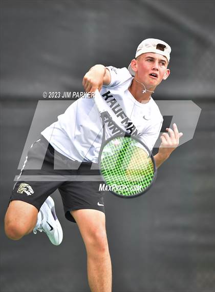 Thumbnail 1 in Kaufman vs Wimberly (UIL 4A Boys Team Tennis Finals) photogallery.