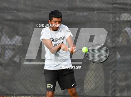 Thumbnail 2 in Kaufman vs Wimberly (UIL 4A Boys Team Tennis Finals) photogallery.