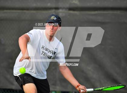 Thumbnail 3 in Kaufman vs Wimberly (UIL 4A Boys Team Tennis Finals) photogallery.