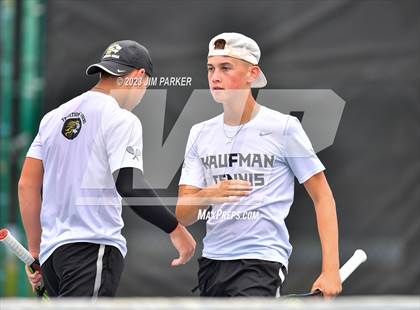Thumbnail 3 in Kaufman vs Wimberly (UIL 4A Boys Team Tennis Finals) photogallery.